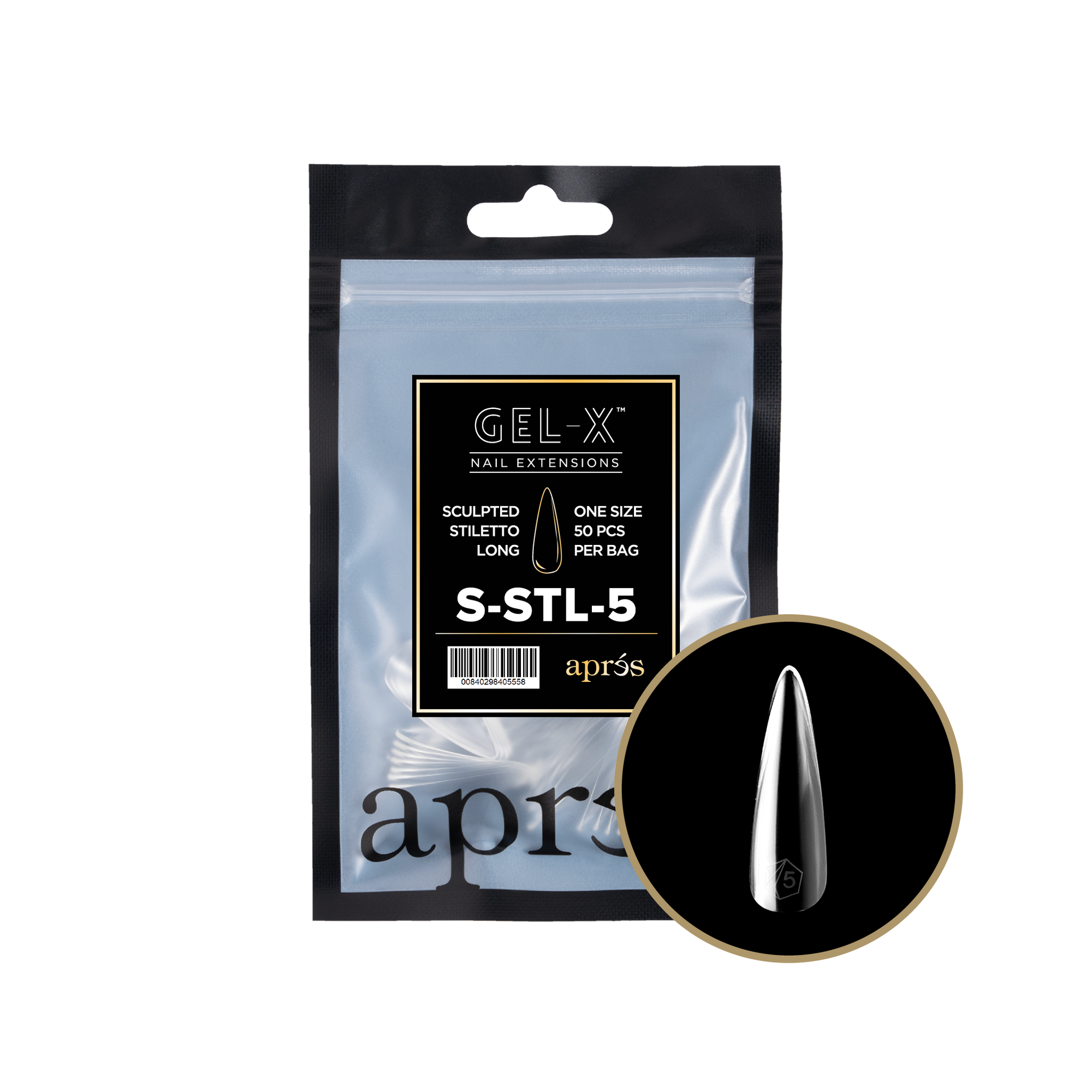 Aprés Gel-X Refill - Sculpted Stiletto Long