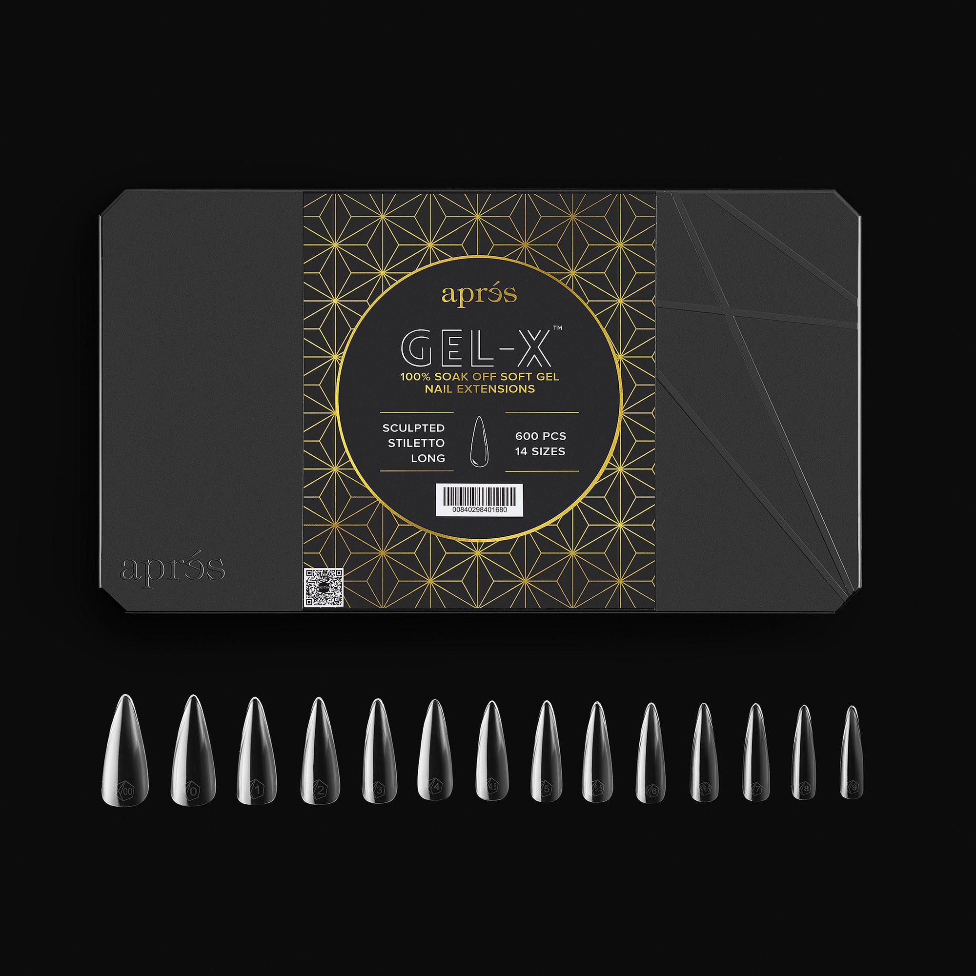 Aprés Gel-X Tips - Sculpted Stiletto Long [600pcs] [NEW]