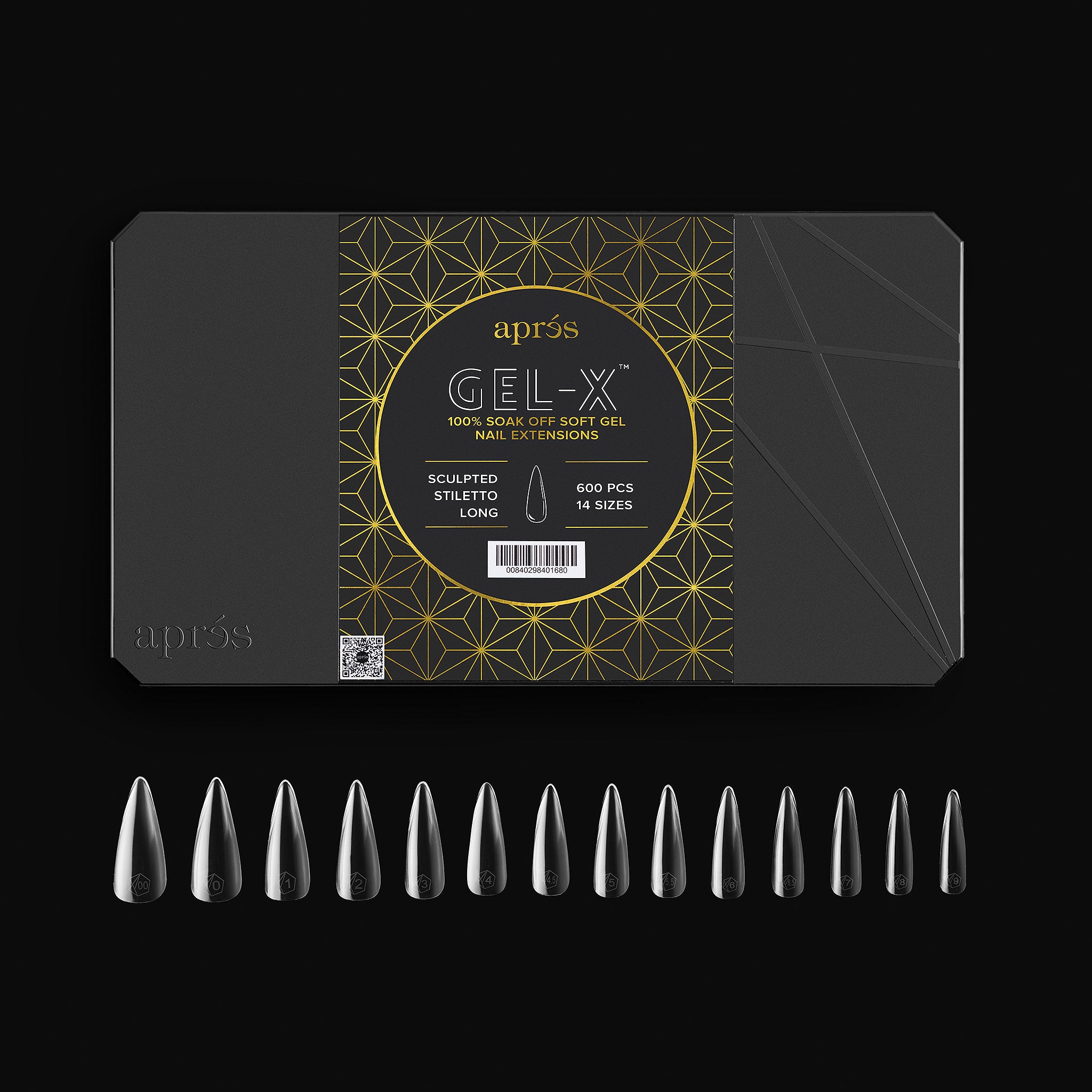 Aprés Gel-X Tips - Sculpted Stiletto Long [600pcs] [NEW]