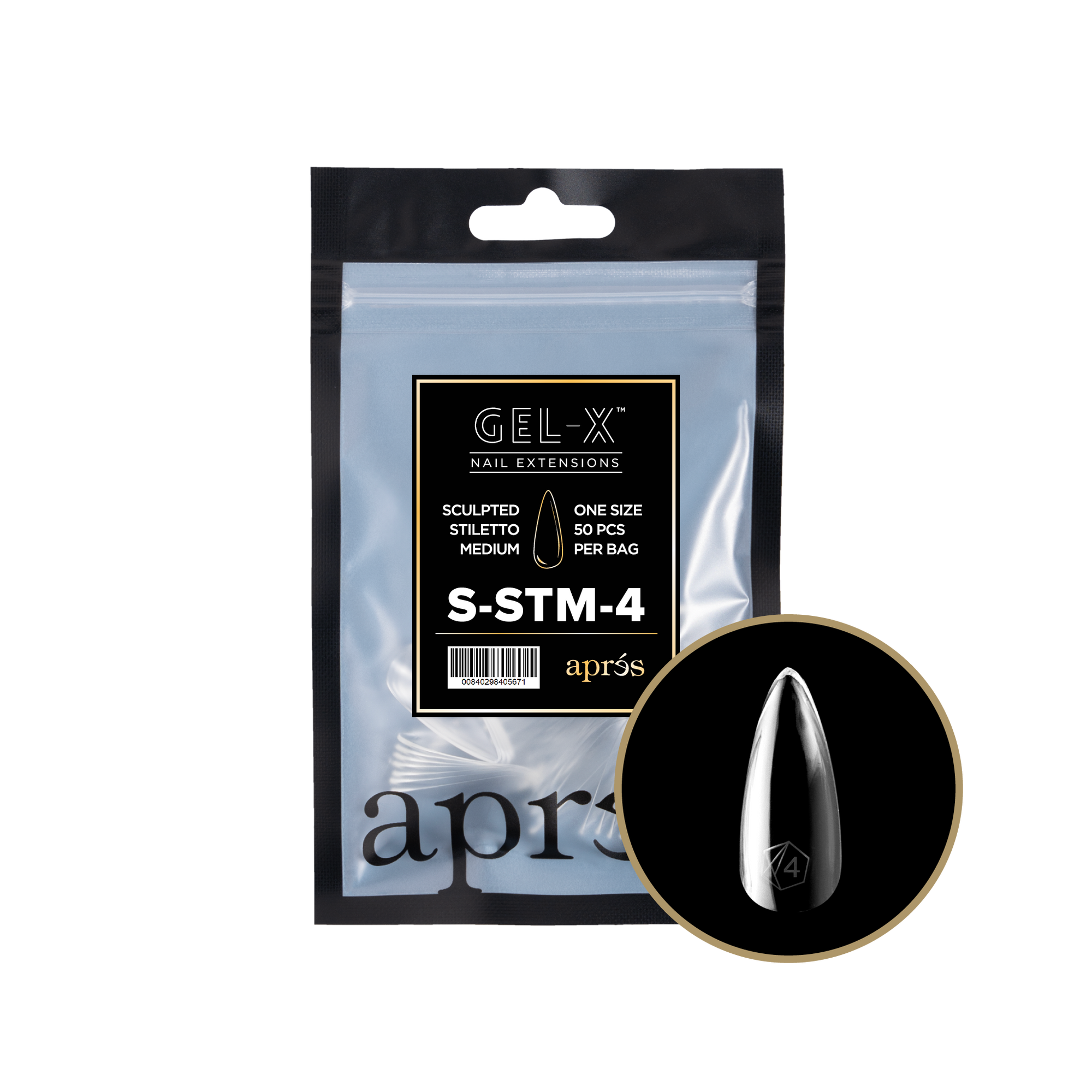 Aprés Gel-X Refill - Sculpted Stiletto Medium