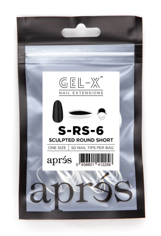 Aprés Gel-X Tips - Sculpted Round Short [Individual] [50pc]