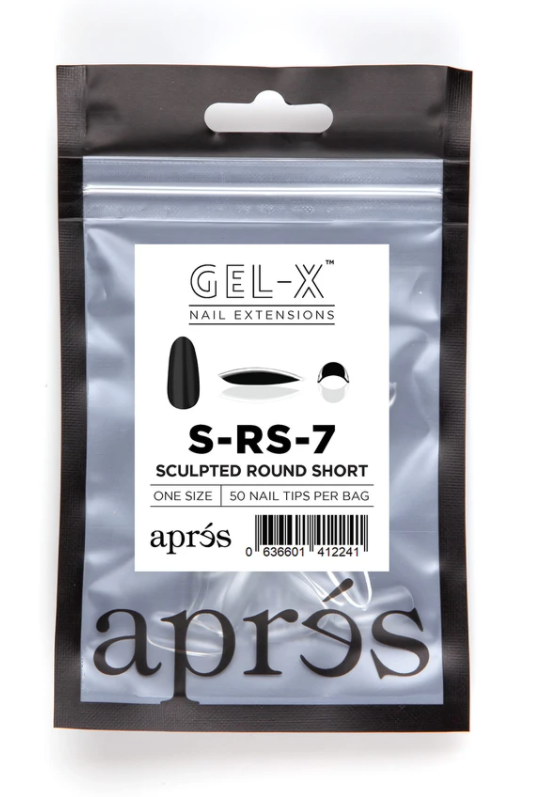 Aprés Gel-X Tips - Sculpted Round Short [Individual] [50pc]