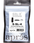 Aprés Gel-X Tips - Sculpted Square Long [Individual] [50pc]