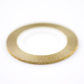 Nail Labo Glitter Line Tape 2mm GOLD [Discontinued]